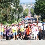 Wejście pielgrzymki radomskiej - jasnogórski szczyt i kaplica Cudownego Obrazu