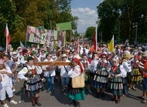 Wejście pielgrzymki radomskiej - Aleje NMP