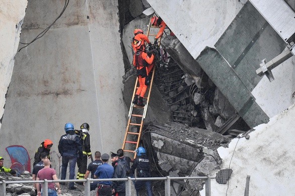 Bilans ofiar katastrofy w Genui