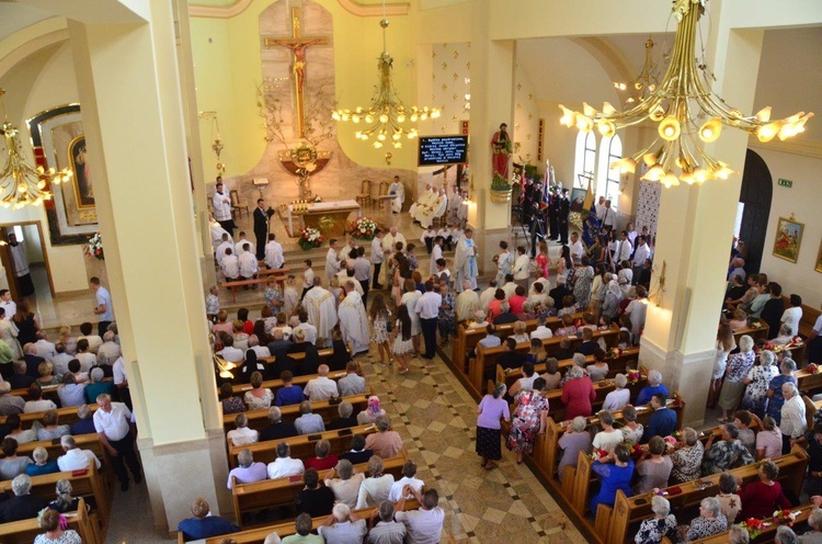 Poświęcenie kościoła w Chrzanowie 