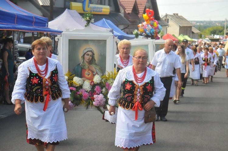 Poświęcenie figury MB w Zagórzu