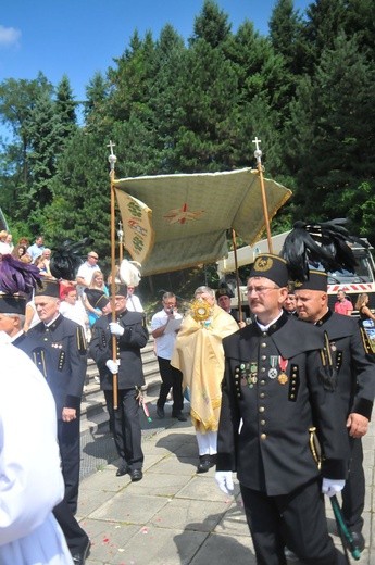 Poświęcenie figury MB w Zagórzu