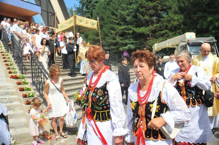 Poświęcenie figury MB w Zagórzu