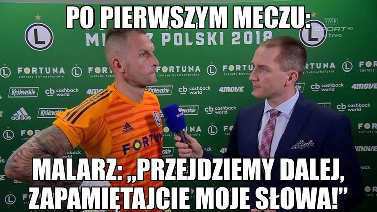 Zobacz memy po przegranej Legii z Luksemburczykami