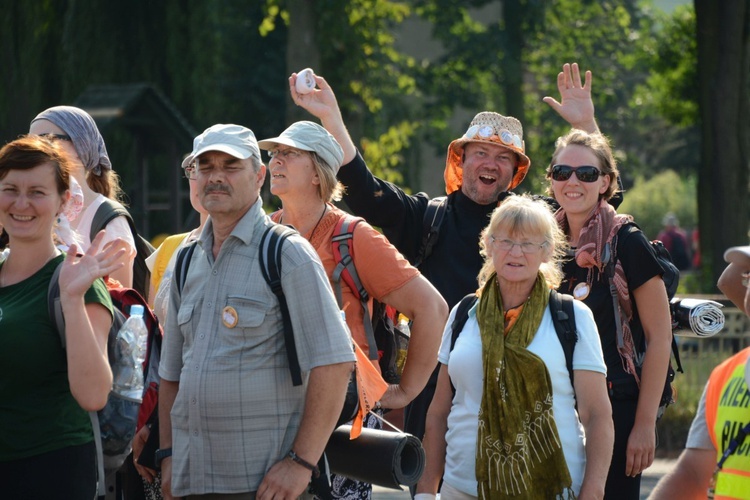 Kilkanaście kilometrów przed Jasną Górą