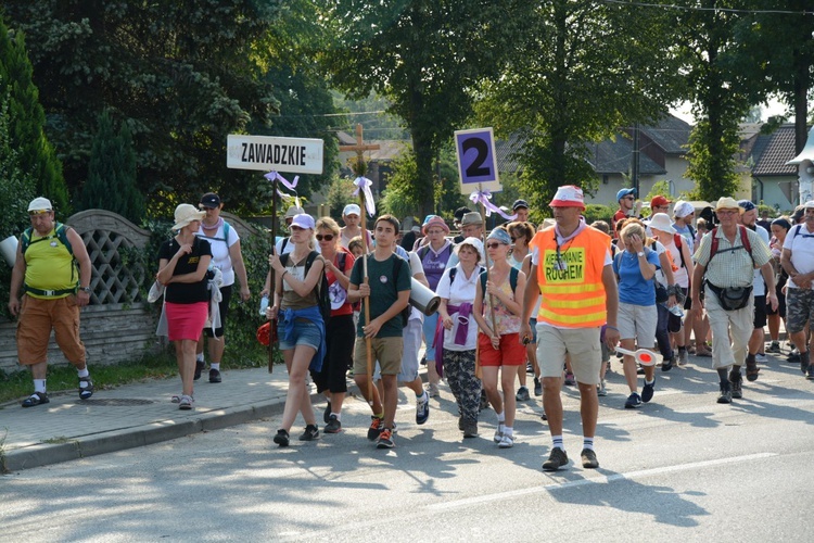 Kilkanaście kilometrów przed Jasną Górą