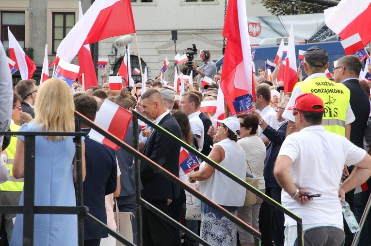 Premier w Sandomierzu