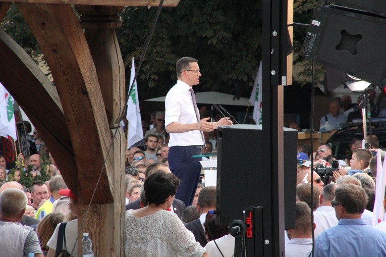 Premier w Sandomierzu