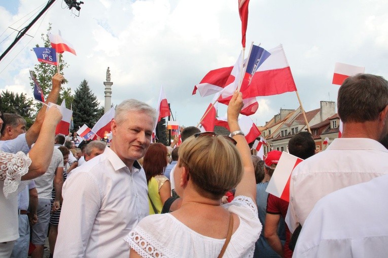 Premier w Sandomierzu