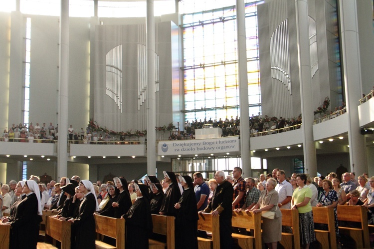 Poświęcenie nowych organów w Łagiewnikach