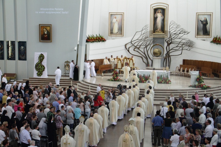 Poświęcenie nowych organów w Łagiewnikach