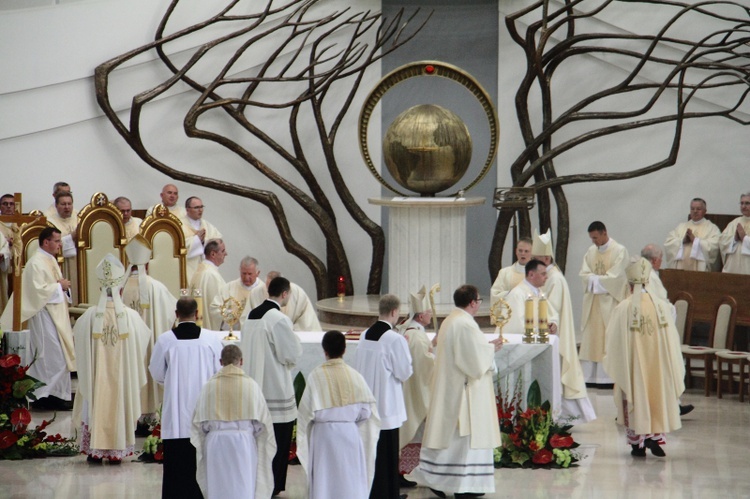 Poświęcenie nowych organów w Łagiewnikach