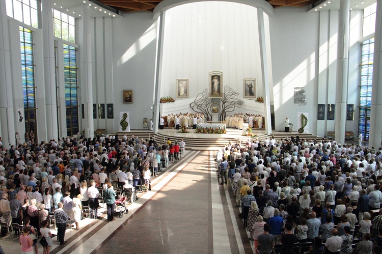 Poświęcenie nowych organów w Łagiewnikach