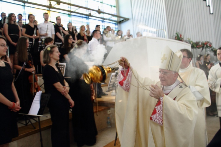 Poświęcenie nowych organów w Łagiewnikach