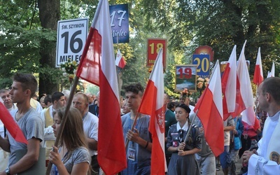 Procesja do ołtarza, Msza w Zielenicach