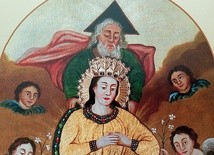 Fragment obrazu MB Pocieszenia z Pasierbca.