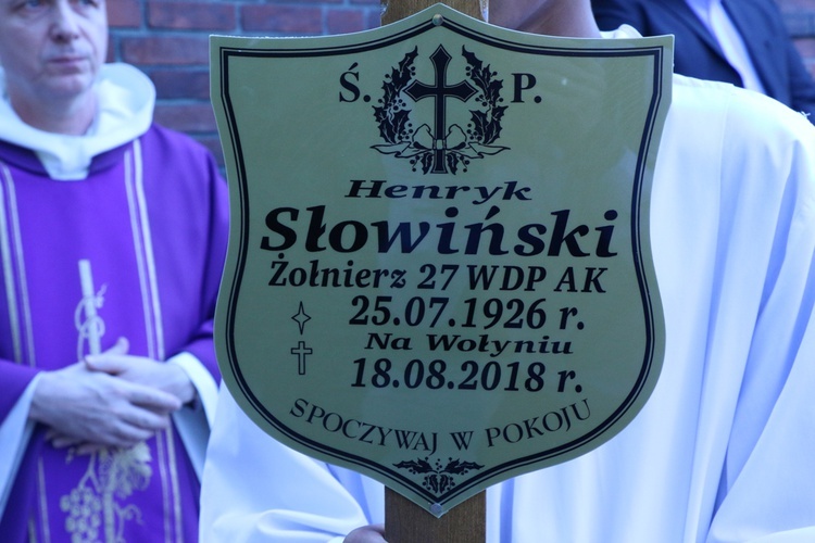 Uroczystości pogrzebowe prof. Henryka Słowińskiego