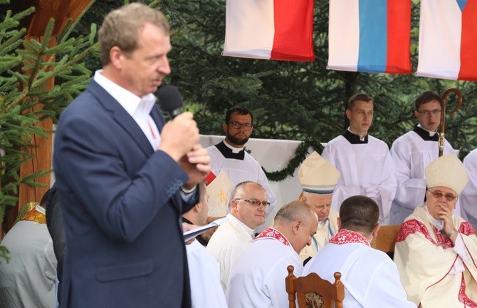 10. modlitwa trzech narodów na Trójstyku w Jaworzynce-Trzycatku - 2018