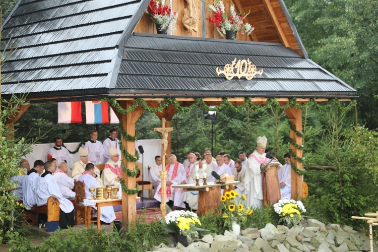 10. modlitwa trzech narodów na Trójstyku w Jaworzynce-Trzycatku - 2018