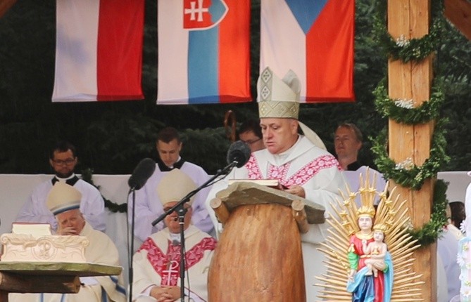 10. modlitwa trzech narodów na Trójstyku w Jaworzynce-Trzycatku - 2018