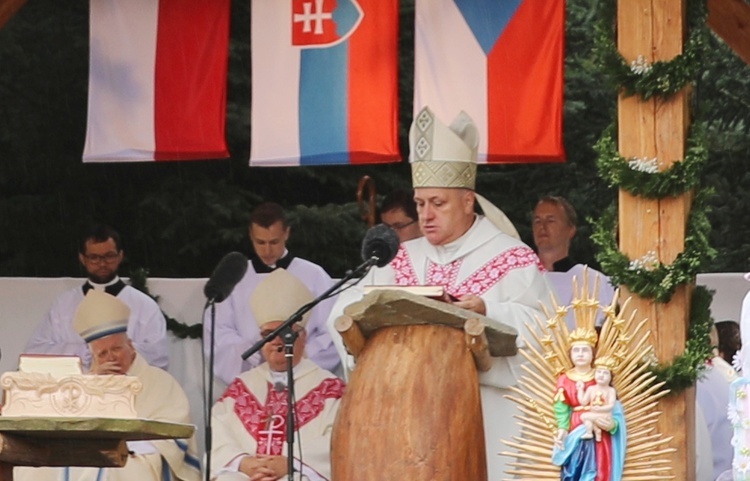 10. modlitwa trzech narodów na Trójstyku w Jaworzynce-Trzycatku - 2018