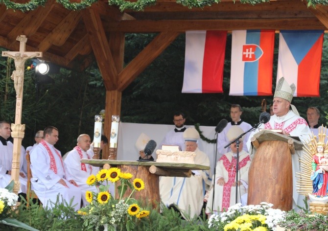 10. modlitwa trzech narodów na Trójstyku w Jaworzynce-Trzycatku - 2018