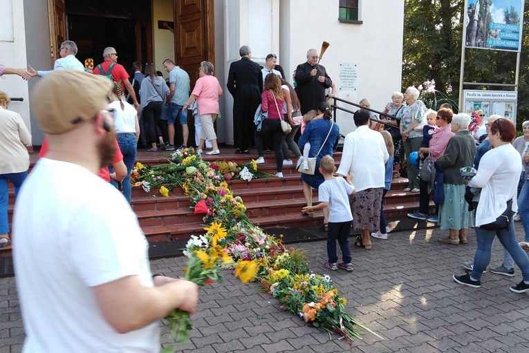 Powrót pielgrzymów do Głowna