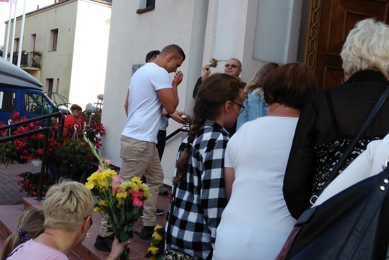 Powrót pielgrzymów do Głowna