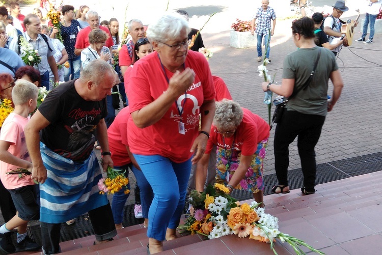 Powrót pielgrzymów do Głowna