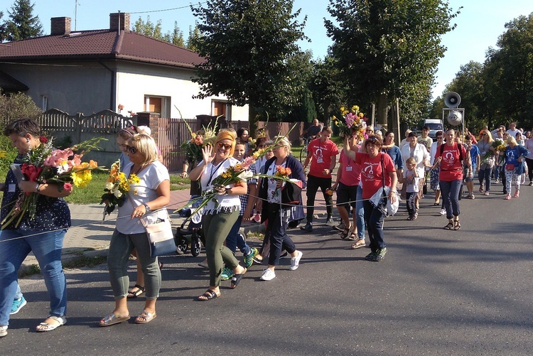 Powrót pielgrzymów do Głowna