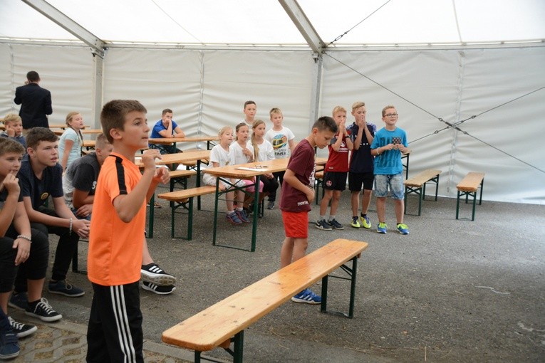 Ministranci i lektorzy na Górze św. Anny