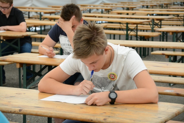 Ministranci i lektorzy na Górze św. Anny