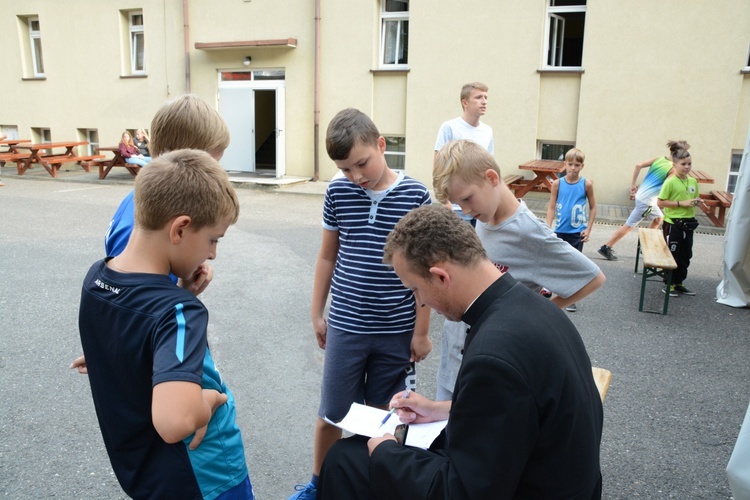 Ministranci i lektorzy na Górze św. Anny