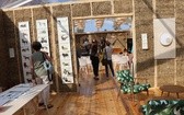 Ekologiczna chata na katowickim Rynku
