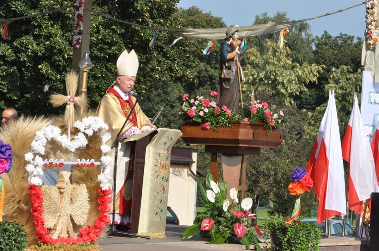 Ks. inf. Adam Kokoszka wygłasza homilię