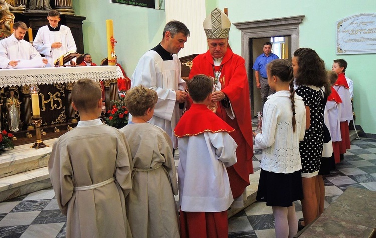 Inauguracja roku szkolnego z bp. Piotrem Gregerem w Cieszynie