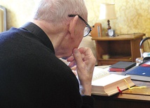 ▲	Śp. abp Szczepan Wesoły w ostatnich tygodniach życia.