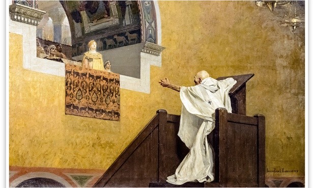 Jean-Paul Laurens
Św. Jan Chryzostom i cesarzowa Eudoksja
olej na płótnie, 1893
Muzeum Augustynów, Tuluza