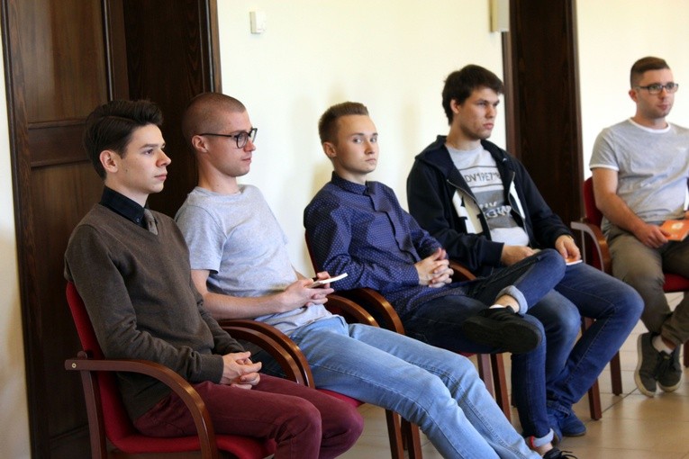 Przyszli klerycy w Rudach