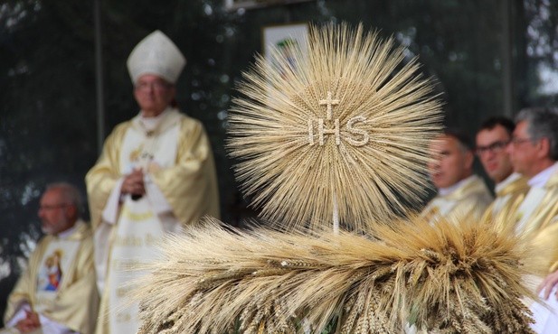 Korony dożynkowe w Trąbkach Wielkich