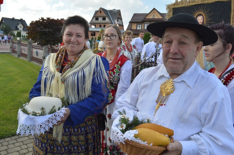 Dożynki parafialne w Miętustwie