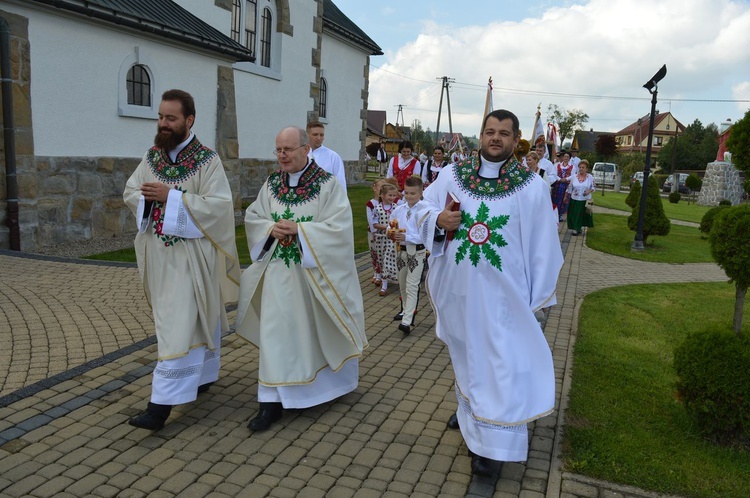 Dożynki parafialne w Miętustwie