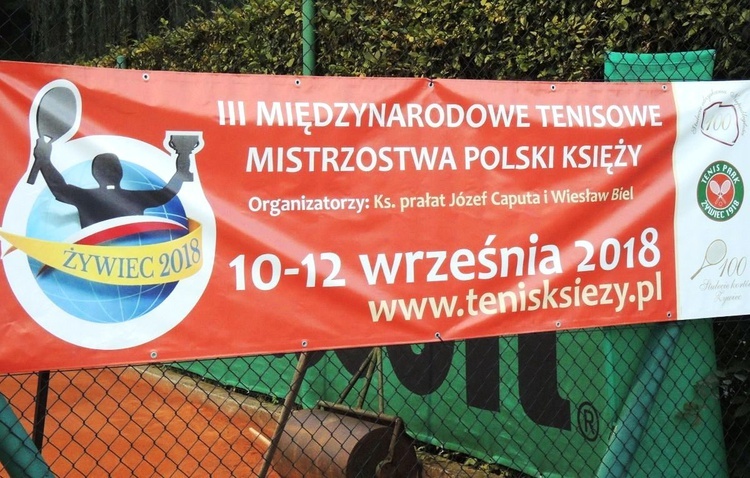  3. Międzynarodowe Tenisowe Mistrzostwa Polski Księży – Żywiec 2018