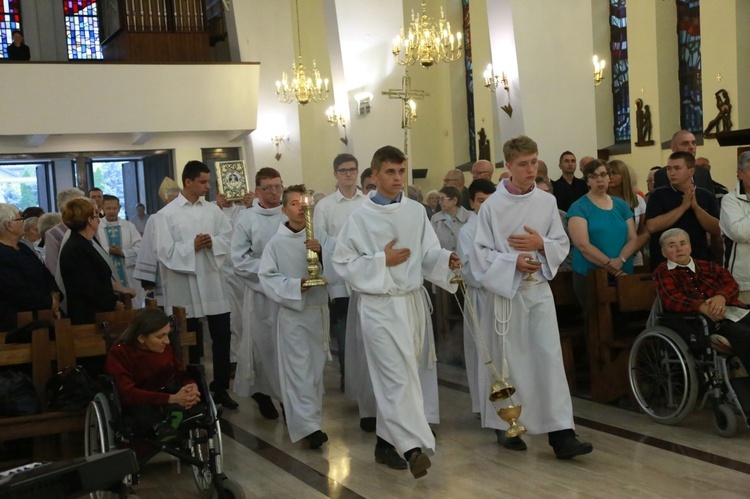 Pielgrzymka niewidomych i niedowidzących