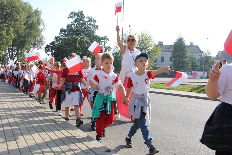 Korowód niepodległościowy w Łowiczu