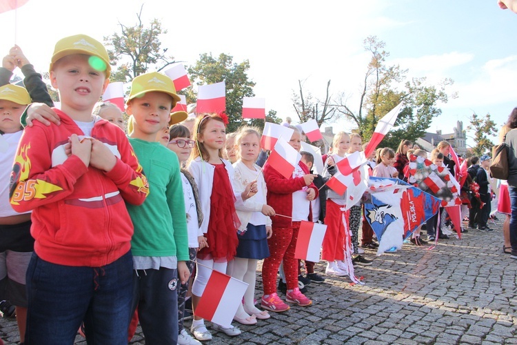 Korowód niepodległościowy w Łowiczu