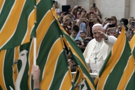 Franciszek podczas audiencji generalnej