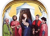 Rogier van der Weyden "Madonna Medici", olej i tempera na desce, 1449–1460, Muzeum Staedel, Frankfurt