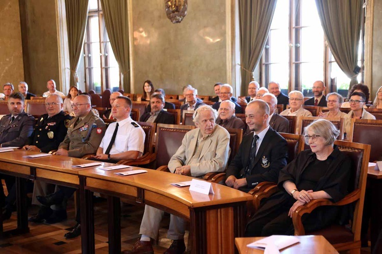 Medale Cracoviae Merenti dla Wojciecha Plewińskiego i Antoniego Borgosza