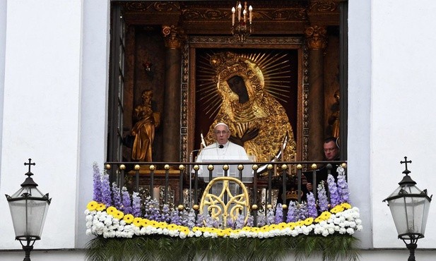 Franciszek u Matko Bożj Ostrobramskiej